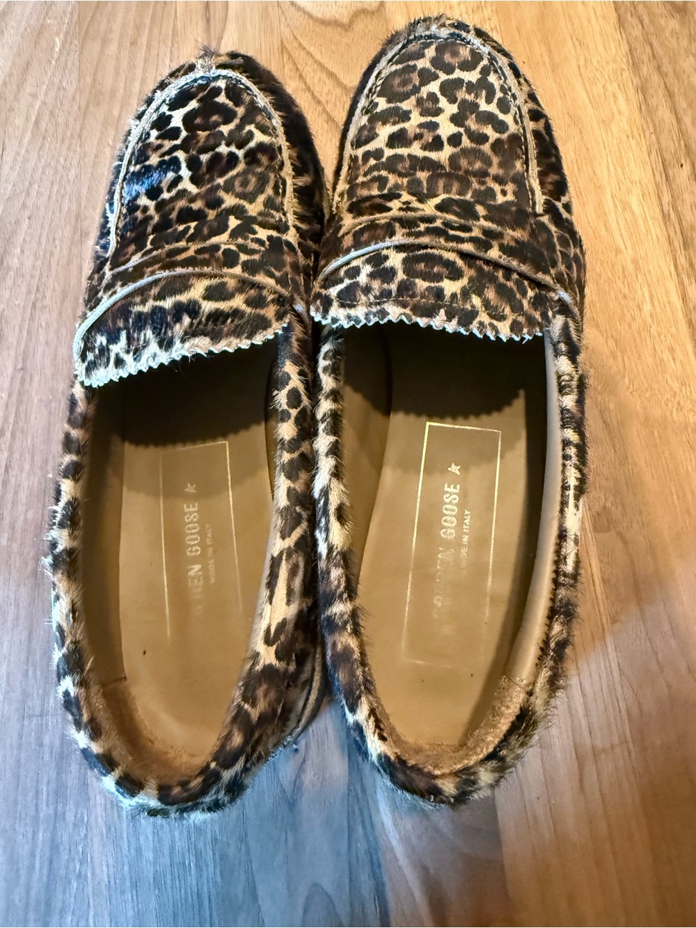 Golden Goose Leopard-Print Faux Fur Loafers - Brown/Black